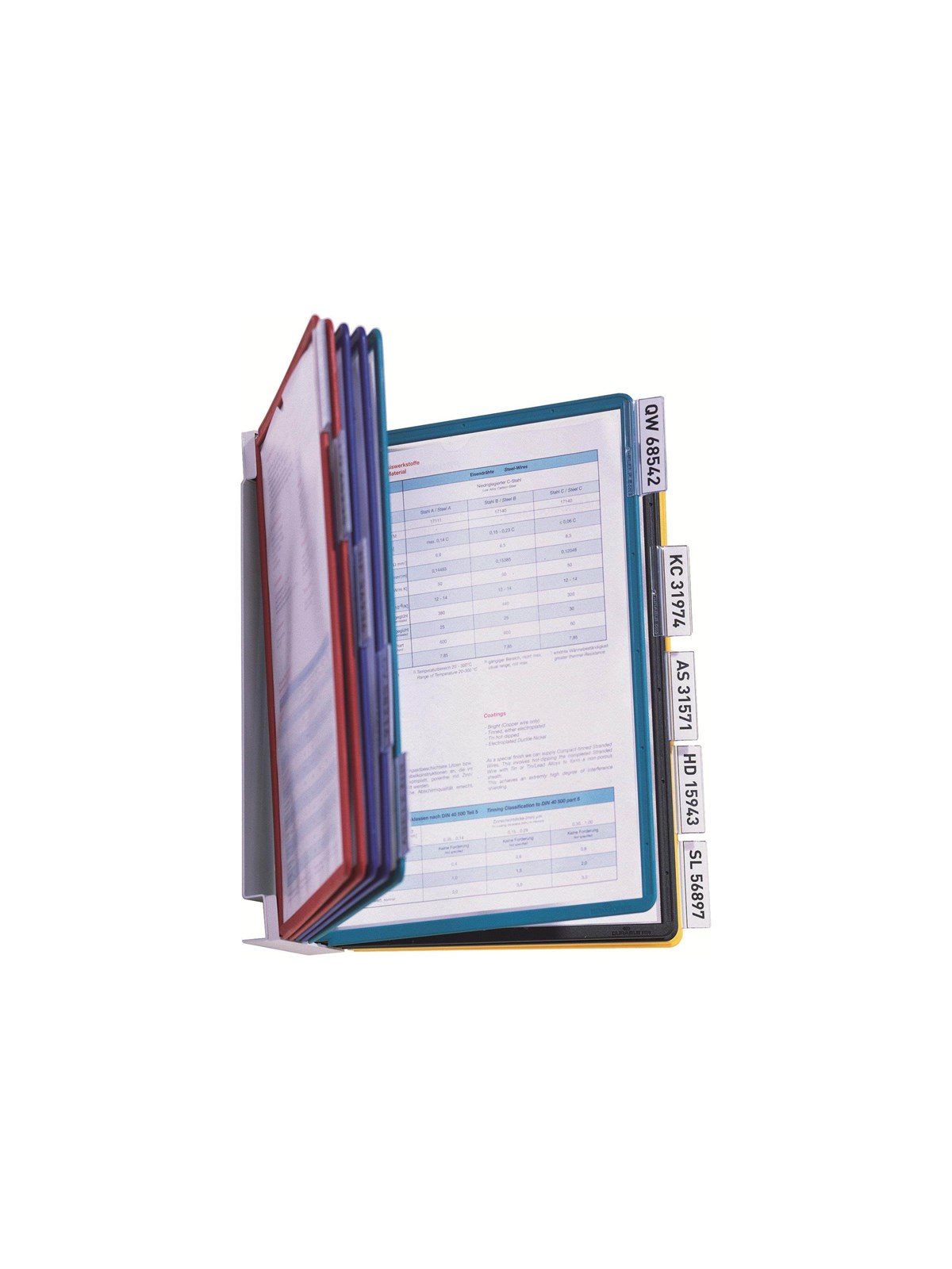 DURABLE Sichttafelsystem VARIO WALL 10