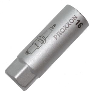 Proxxon Zündkerzenschlüssel 23550, Steckeinsatz, 16 mm Schlüsselweite, Sechskant, Aufnahme 3/8 Zoll