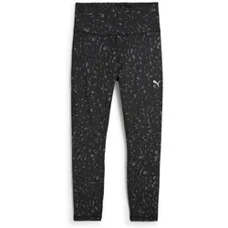 PUMA Damen Tight TRAIN FAV HW 7/8 TIGHT AOP, Größe S in Schwarz Schwarz