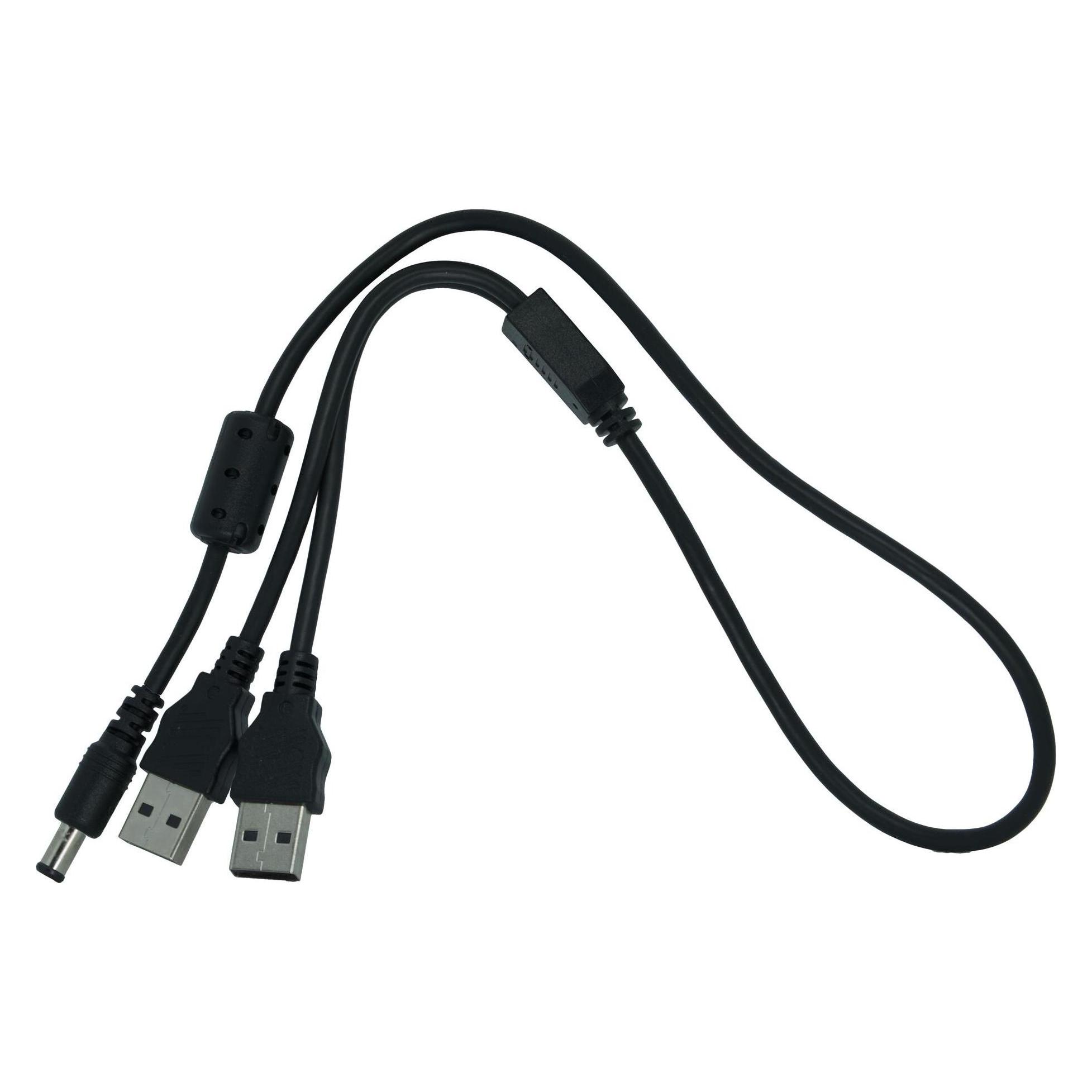 Silex Y-Shape USB Stromkable um BR-300AN und BR-330AC-LP über 5 Volt USB Bus power zu bestromen (0.50 m, USB 2.0) (E1414)