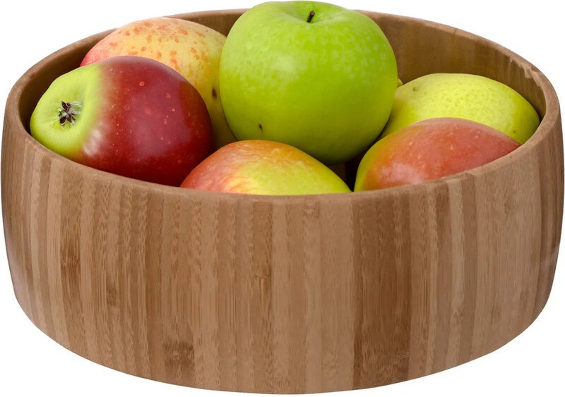 5five Bamboe Fruitmand Bruin 30 cm