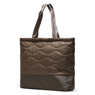Shopper PEAK PERFORMANCE "Helium Tote Bag", Damen, Gr. B/H/T: 9cm x 16cm onesize, hellbraun, Kunstfaser, unifarben, Taschen Shopper