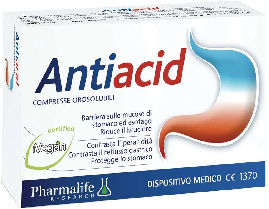 PHARMALIFE RESEARCH Srl Pharmalife Research, Antiacid, 30 Compresse 