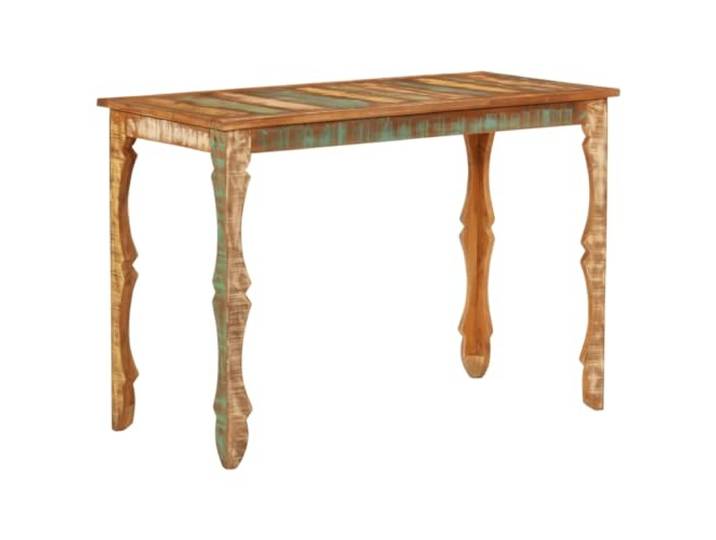 Roanoer Esstisch Massivholz 110x52x76 cm Küchentisch Altholz Vintage Handgefertigtes Unikat aus echtem Recyclingholz für Esszimmer oder Wohnbereich mit stabiler rechteckiger Stellfläche.
