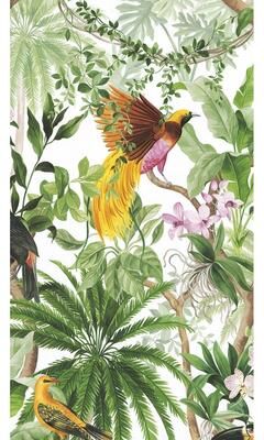 Harry & Grace Tropical Bird Peel and Stick Wallpaper
