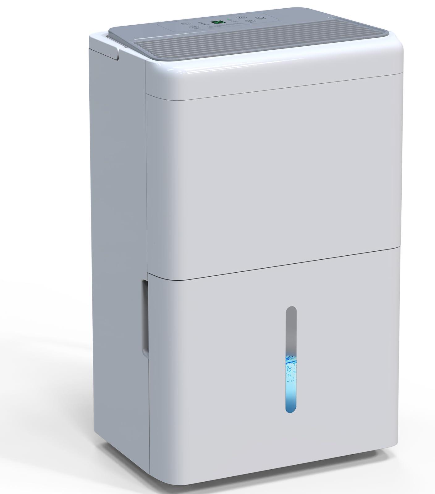 Newentor Luftentfeuchter Elektrisch 30L/Tag, Entfeuchter Elektrisch Keller 245m³