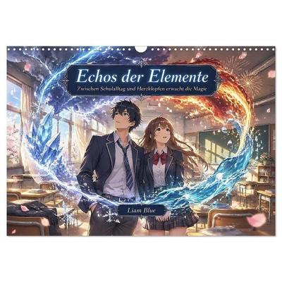 Echos der Elemente (Wandkalender 2027 DIN A3 quer), CALVENDO Monatskalender