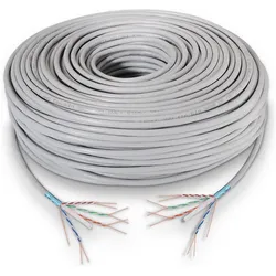 Aisens A136-0282 Netzwerkkabel Grau 305 m Cat6 F/UTP (FTP) (CAT6, 305 m), Netzwerkkabel