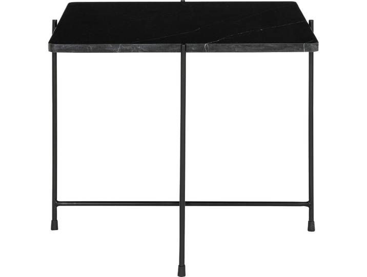 Salontisch Vanja schwarz Marmor B 65 H 40 cm - Salontisch