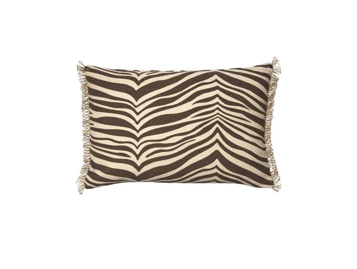 Classic Collection Zebra coussin Marron-naturel, 40x60 cm