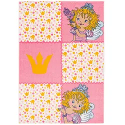 Prinzessin Lillifee Kinderteppich 140 x 200 cm Polypropylen Rosa