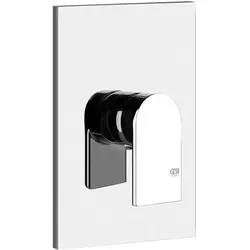 Gessi Emporio Via Manzoni Fertigmontageset Einhebelmischer, ohne Umstellung, für Wanne/Dusche geeignet, für Unterputz-Körper, ein Ausgang, 44632031, Farbe: Chrom