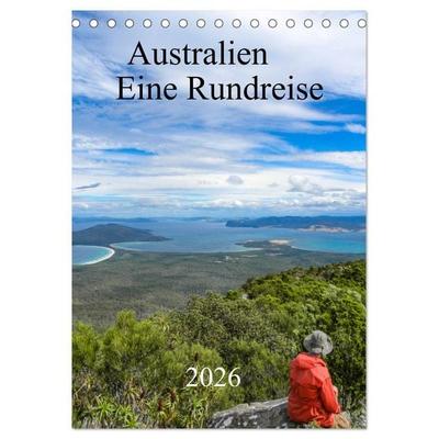 Australien - Eine Rundreise (Tischkalender 2026 DIN A5 hoch), CALVENDO Monatskalender