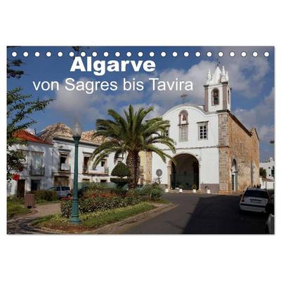 Algarve von Sagres bis Tavira (Tischkalender 2026 DIN A5 quer), CALVENDO Monatskalender