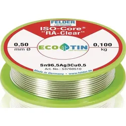 Lötdraht 0,5mm 100g Sn96,5Ag3,0Cu0,5 FELDER