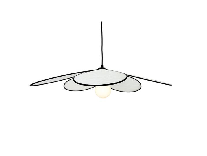 Suspension florale blanc D.80cm
