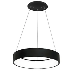 ROSSINI ILLUMINAZIONE Chopin runde LED-Pendelleuchte 60W 3000K 6580 lm IP20 Schwarz – Rossini