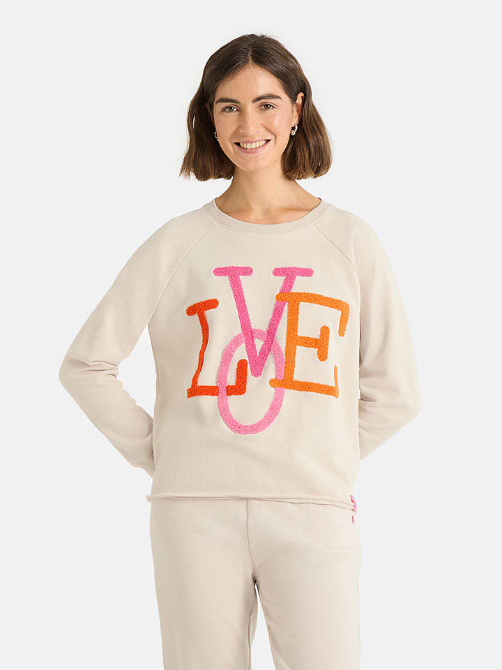 LIEBLINGSSTÜCK Sweatshirt "Birdie" in Beige - XXL