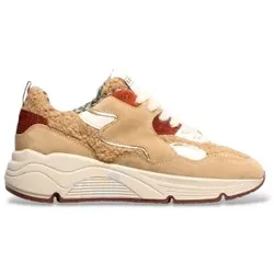 Serafini für Damen. AI26DMAL Malibu Cuddly Wildlederschuhe in Beige (37), Wohnung, Schnürsenkel, Lässig