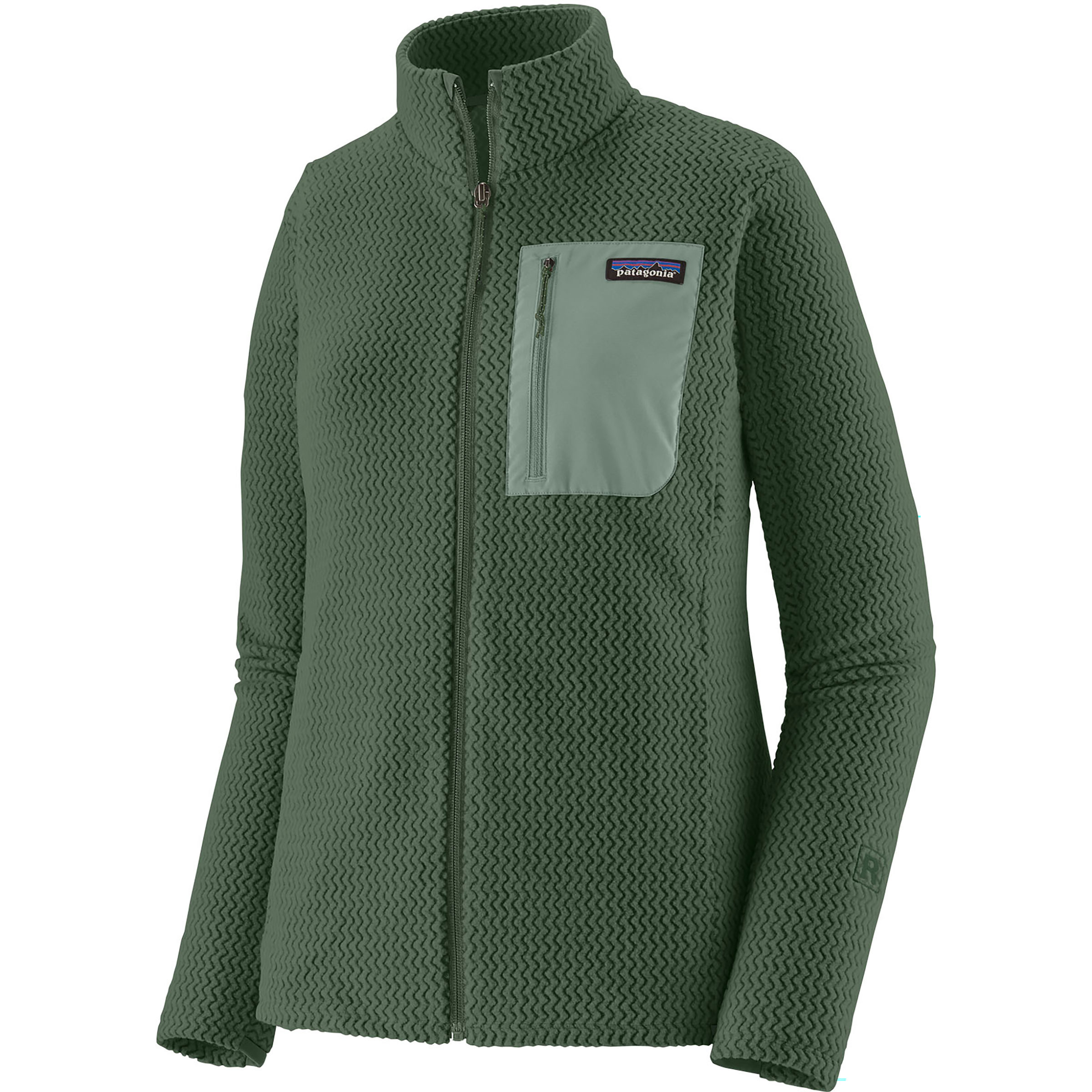 Patagonia R1 Air Damen Fleecejacke gruen Größe S Trekking Atmungsaktiv