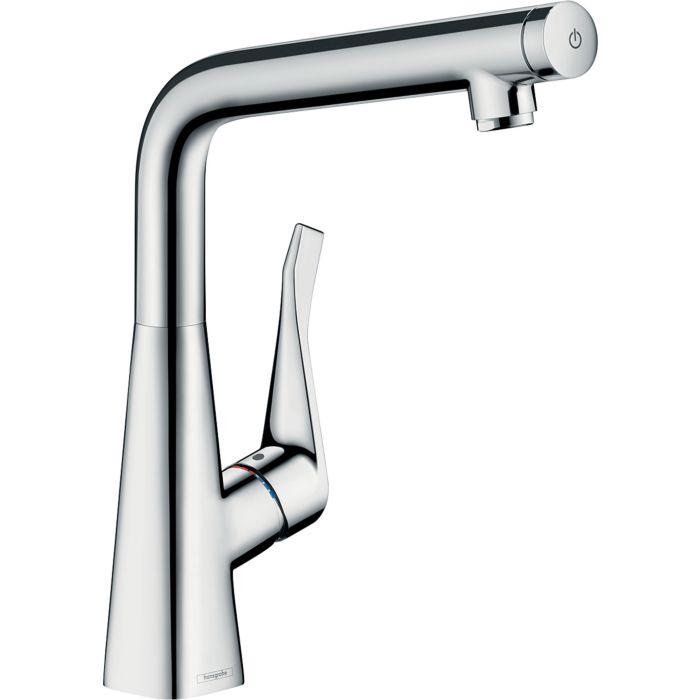hansgrohe Metris Select 320 Küchenarmatur 14883000 chrom, schwenkbarer Auslauf