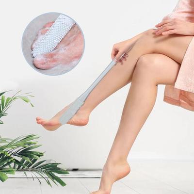 Multicon Wholesale Hub Long Handled Silicone Shower Foot Care Scrubber, Toe Gap Cleaning Brush For Feet, Toe Crevice And Dead Skin Care Long Handled Silicone Shower Foot Care Scrubber, Toe Gap Cleaning Brush For Feet, Toe Crevice And Dead Skin Care