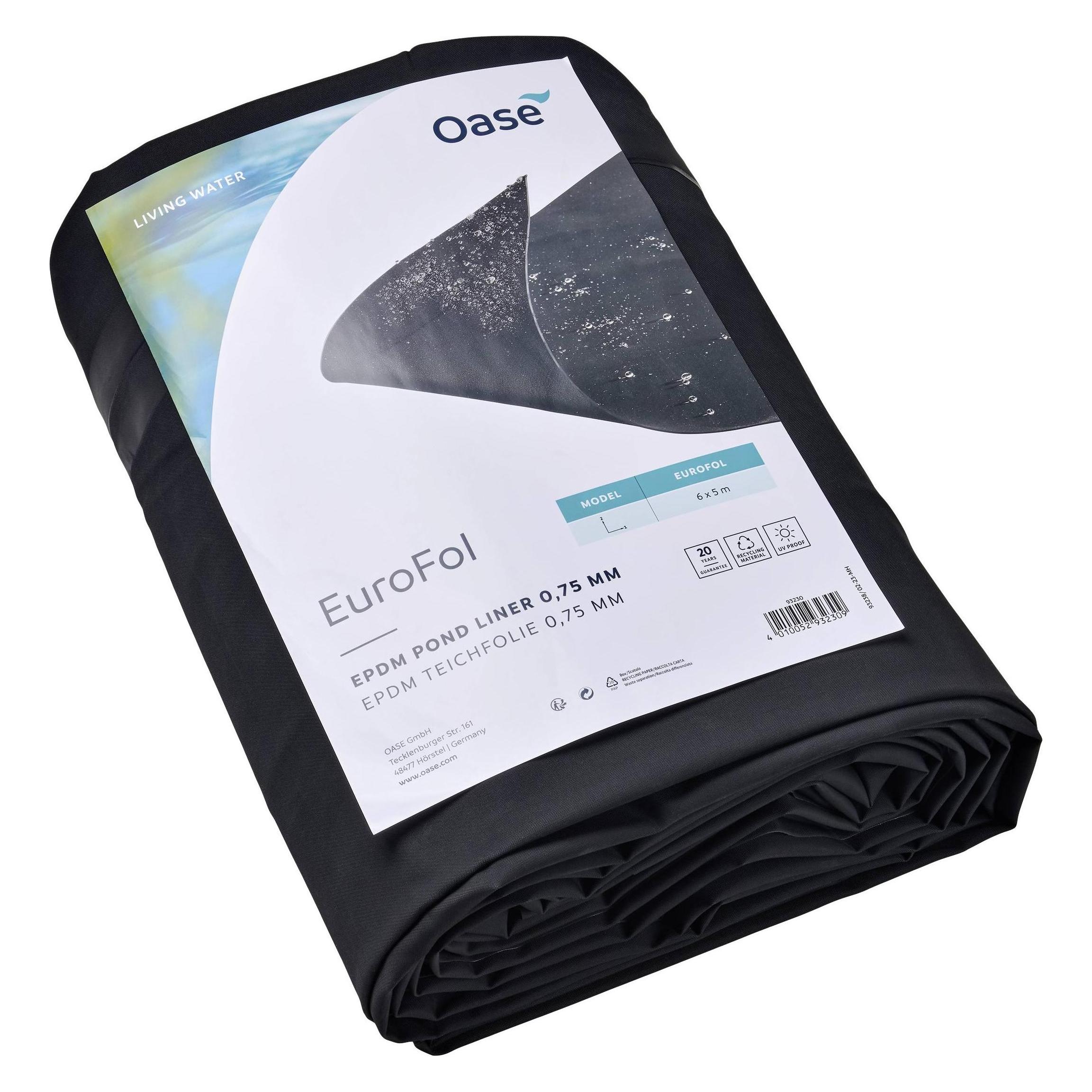 Oase EuroFol EPDM Pre-Packed 0,75 mm / 5 x 6 m (93230) (93230)