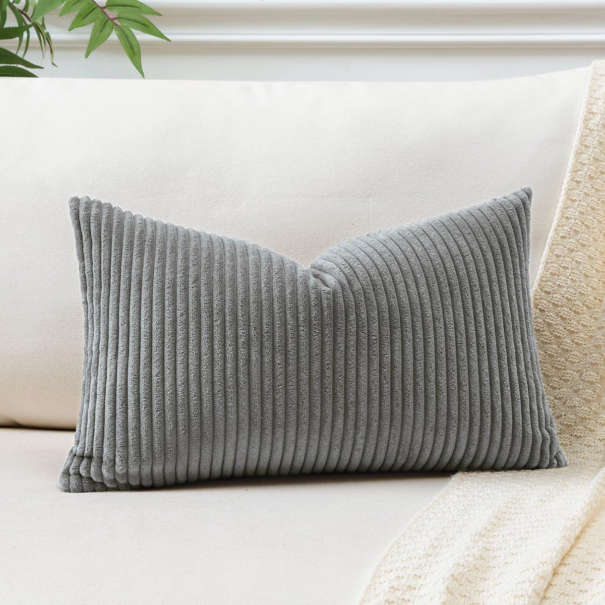 Unyqoos Corduroy kussensloop voor decoratieve sierkussens