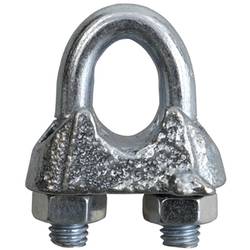 SWG 68017421075 Seilklemme 8 mm M6 Stahl, Guss galvanisch verzinkt 50 St.