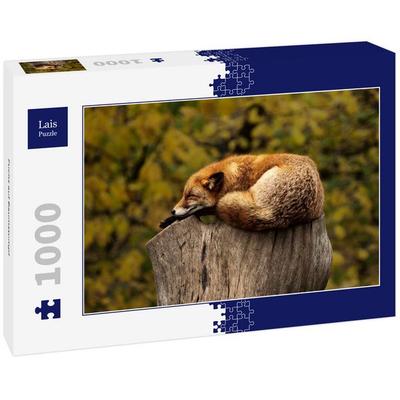 Lais Puzzle Fuchs auf Baumstumpf 1000 Teile