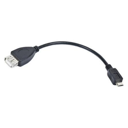 Genesis KABEL USB MICRO(M)->USB-A(F) 2.0 0.15M OTG CZARNY NATEC EXTREME MEDIA (BLISTER) (0.15 m, USB 2.0) (NKA-0614)