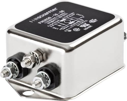 Schaffner FN 2020-16-06 FN 2020-16-06 Entstörfilter 250 V/AC 16A 0.65 mH (B x H) 71mm x 29.3mm 1St.