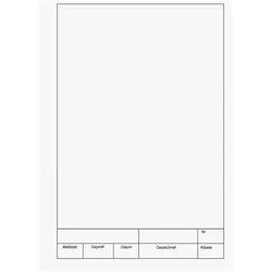 Baier & Schneider, Heft + Block, Zeichenblock (A4, Blanko)