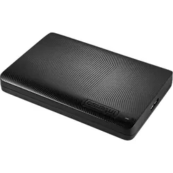 INTENSO Memory Safe Festplatte, 2 TB HDD, 2,5 Zoll, extern, Schwarz