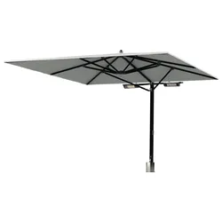 Tuuci Freiarmschirm Ocean Master Max Cantilever 400 x 400 cm mit Heizung, LED und Motor - 9096 Stone