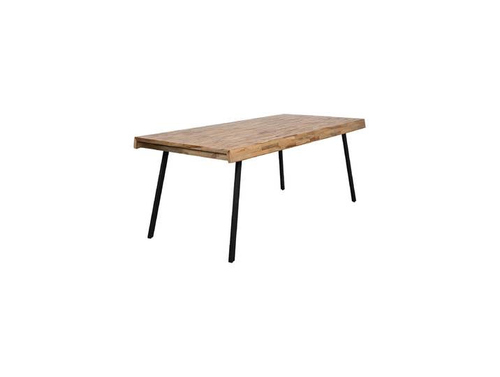 Rechteckiger Esstisch „Suri“ aus Teakholz, verschiedene Grössen Natural White Label by Bloomingloft