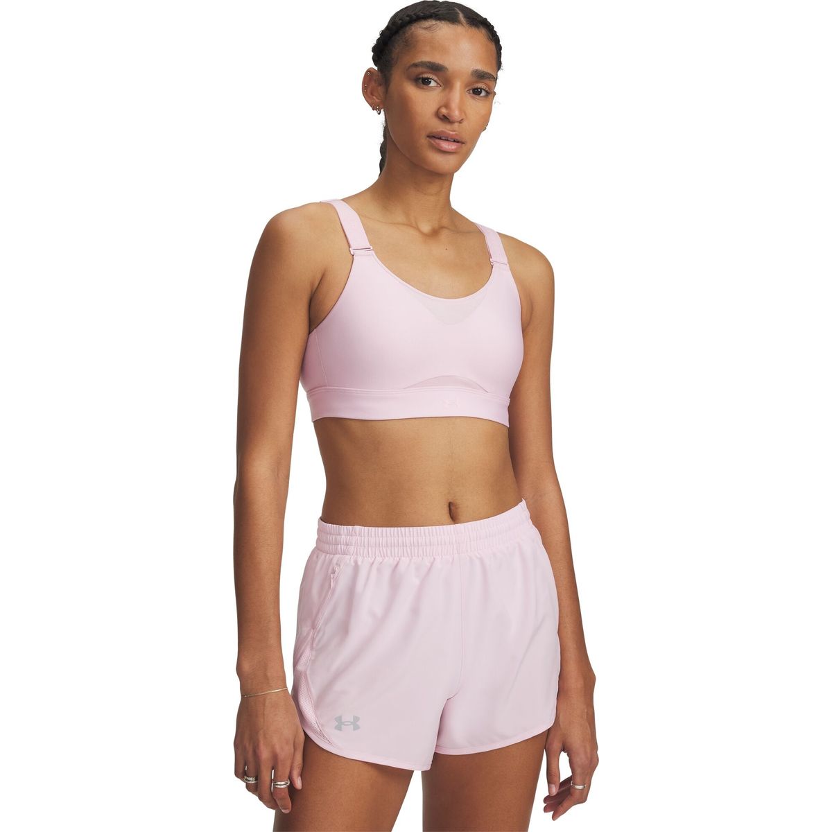 Under Armour Infinity High 2.0 Bra prime pink prime pink X D-DD Short 1384112-647-XS D-DD