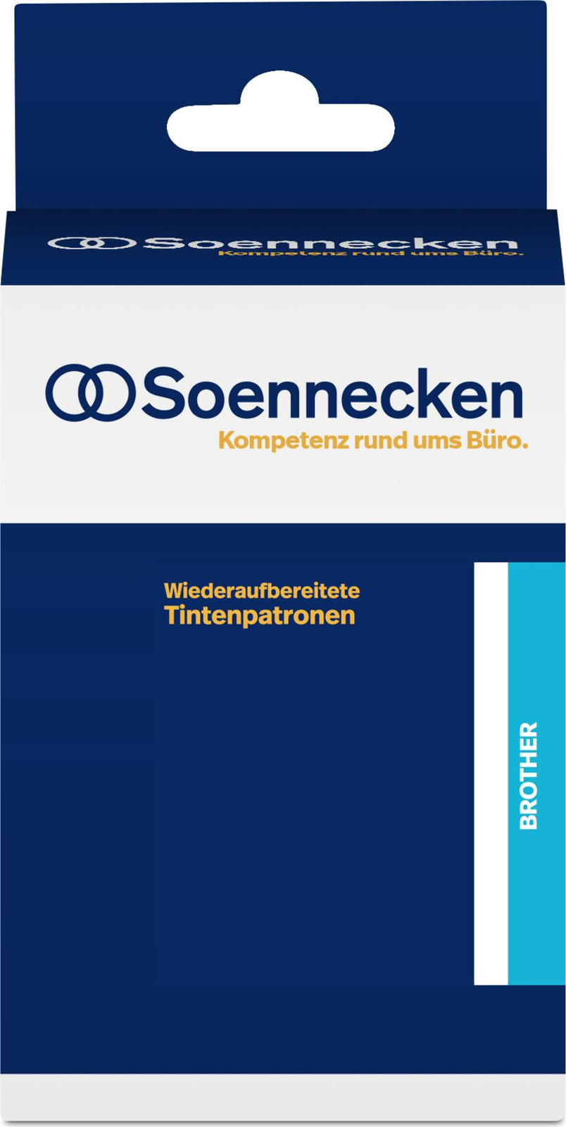 Soennecken inktpatronen model 84150 zwart compatibel met Brother LC123BK