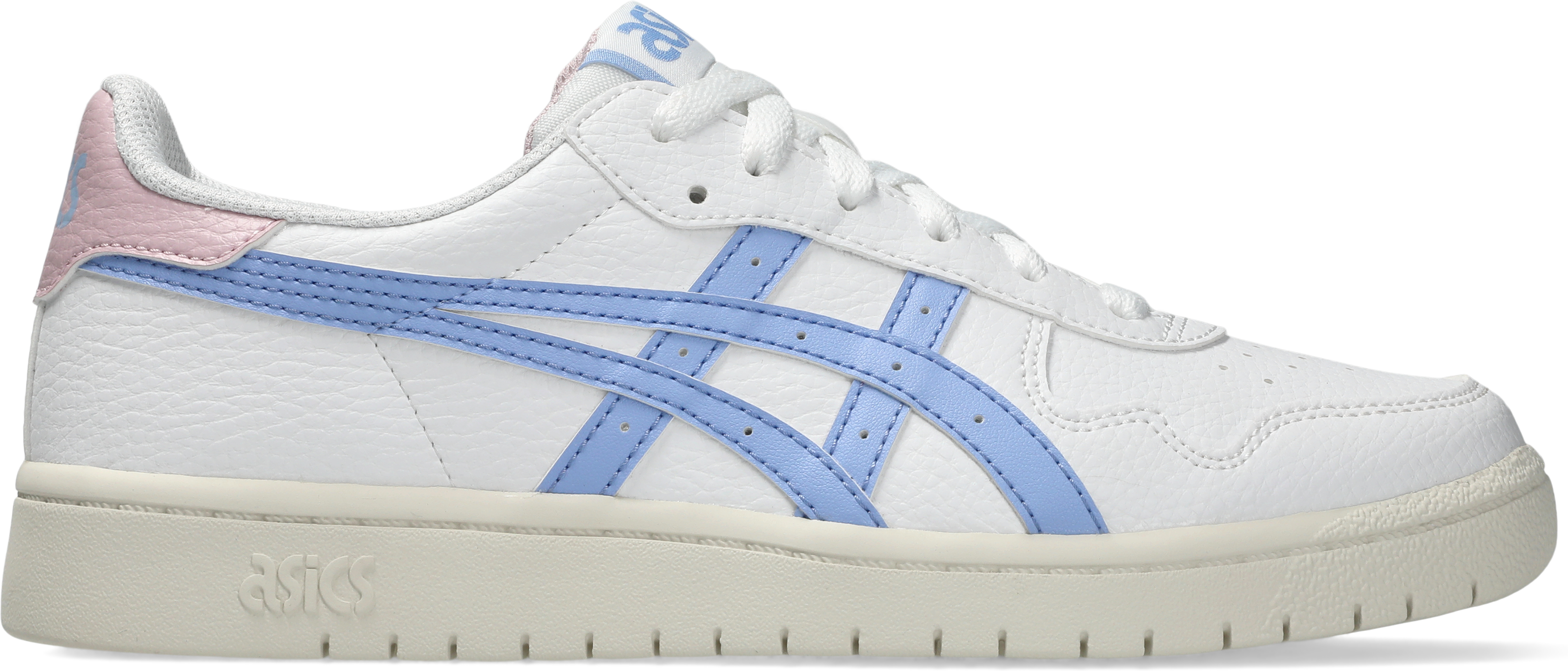 Sneaker ASICS SPORTSTYLE "JAPAN S", Damen, Gr. 40,5, blau (weiß, light sapphire), Synthetik, Schuhe Sneaker weiß, light sapphire 40,5