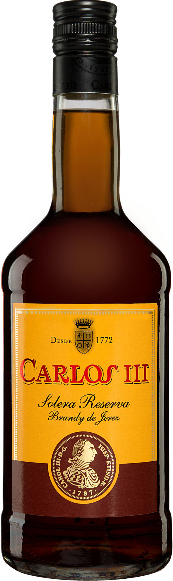 Osborne Brandy »Carlos III« Solera Reserva - 0,7 L. 36% Vol. Brandy aus Spanien