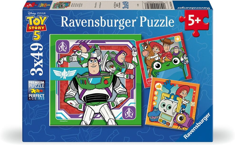 Ravensburger Puzzle Infantil Puzzle 3X49 piezas Toy Story 5 .
