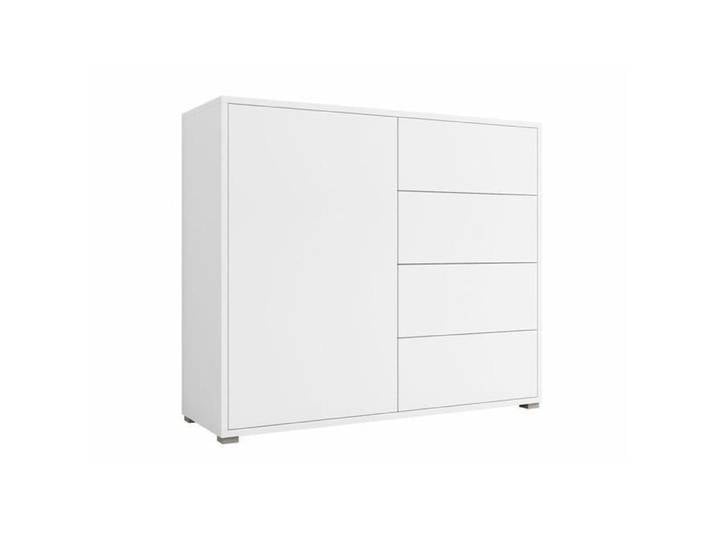 Commode de salon - Commode Comfivo A111 449534 - Blanc - 100x93x41cm