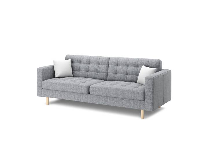 Sofa ALISHA 3-Sitzer grau