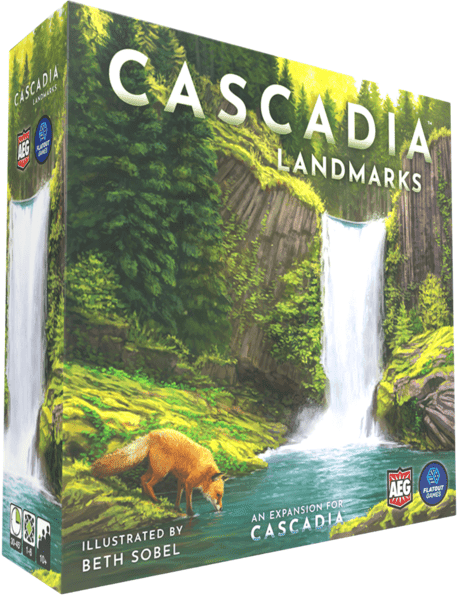 Cascadia: Landmarks Expansion Board Game for 5-6 Players by Alderac Entertainment Group