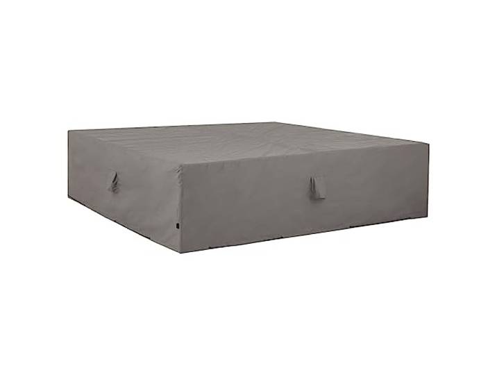 Madison Gartenmöbel Abdeckung Schutzhülle Abdeckplane Abdeckhaube Schutzplane Garten Lounge 275x275x70 cm L-Form Grau Wasserdicht Atmungsaktiv