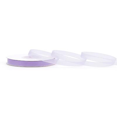 Creativery 6mm Organzaband 25m Chiffonband Schleifenband Geschenkband Stoffband Schmal Flieder
