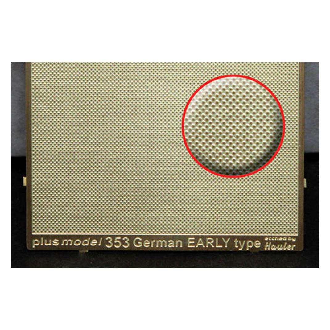 Plus Model Engraved plate - German Early (23800324)