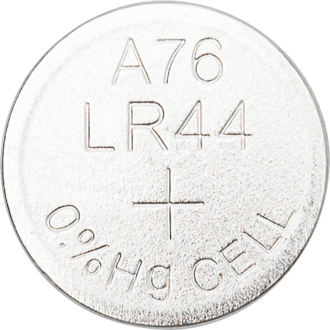 Q-Connect KF14557 Knopcelbatterij LR44/A76 alkali-mangaan, 10 stuks