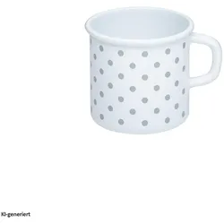 Riess, Tasse, Topf m.Bördel 8cm,3/8L (375 ml, 1x)