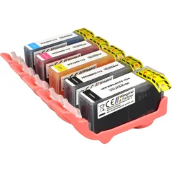 5 Kompatible Tinten ersetzt Canon PGI-525+CLI-526 Multipack KCMY